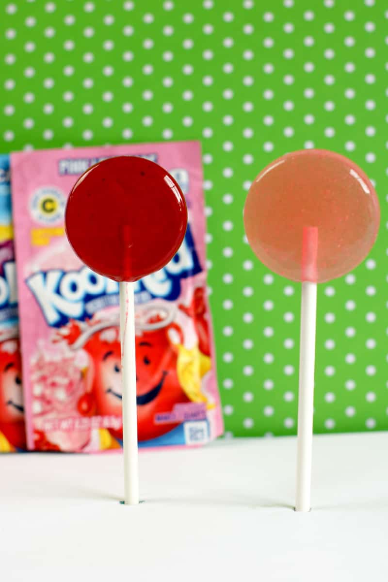Koolaid Hard Candy Lollipops Recipe for Homemade Suckers
